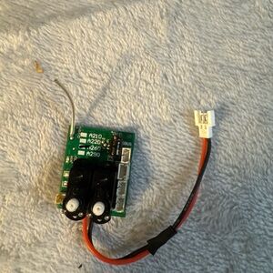 Green Receiver Circuit Board with Black Components